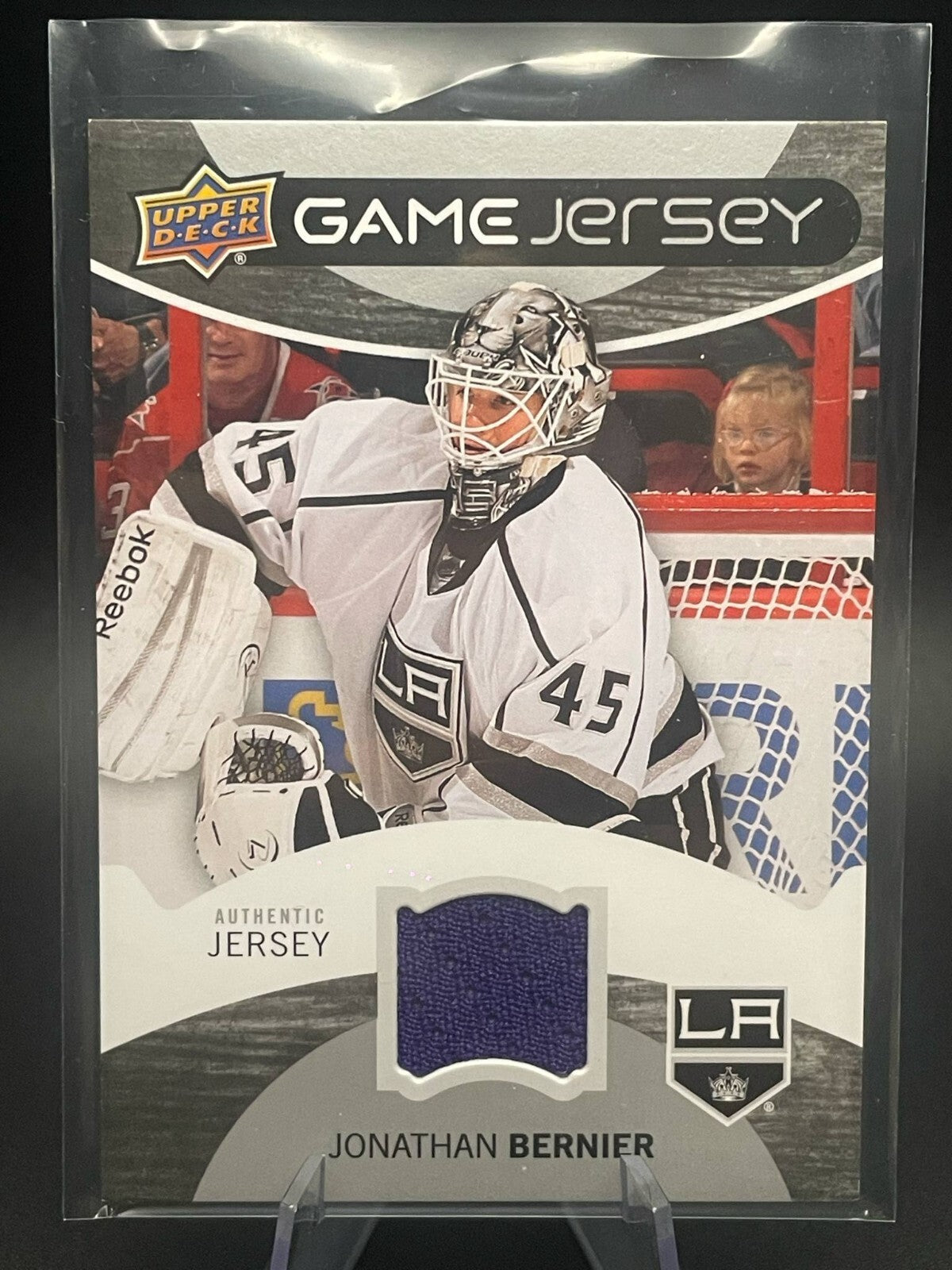 12-13 UD UPPER DECK JONATHAN BERNIER GAME USED JERSEY #GJ-JB - 2012