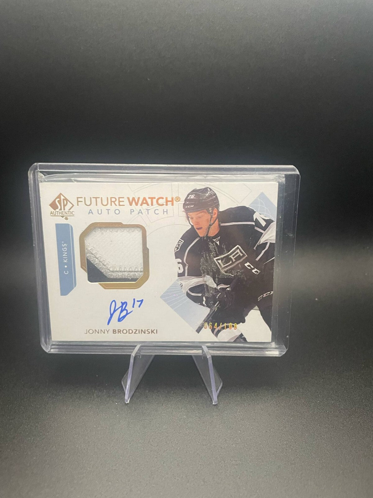 2017 SP Authentic Future Watch Limited Jonny Brodzinski RPA Rookie Patch Auto RC