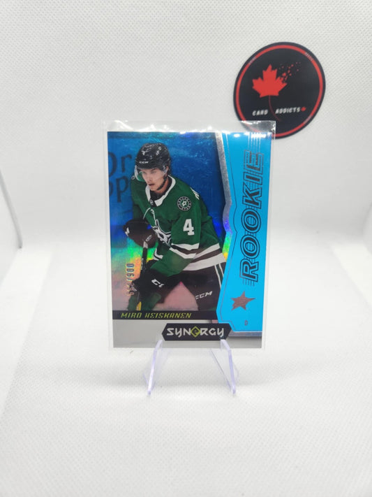 2018-19 Synergy Rookie Blue Parallel Card # 92 Miro Heiskanen Dallas Stars /900