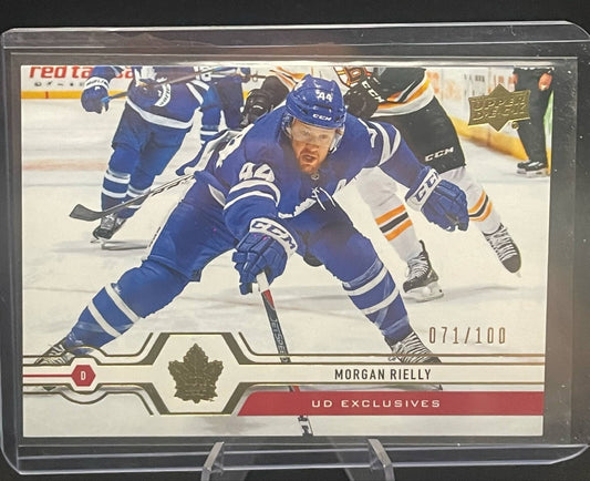 Morgan Reilly 19-20 Series 1 UD Exclusives /100 Toronto Maple Leafs