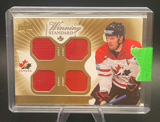 2014 UPPER DECK TEAM CANADA WINNING STANDARD QUAD JERSEY SHEA WEBER