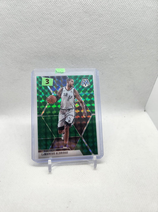 2019-20 Panini Mosaic basketball Green Mosaic parallel #194 Lamarcus Aldridge