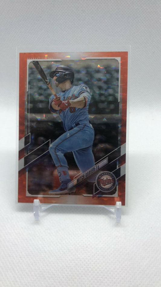Mitch Garver 2021 Topps Series 2 Orange Ice Foil SP /299 Mint twins