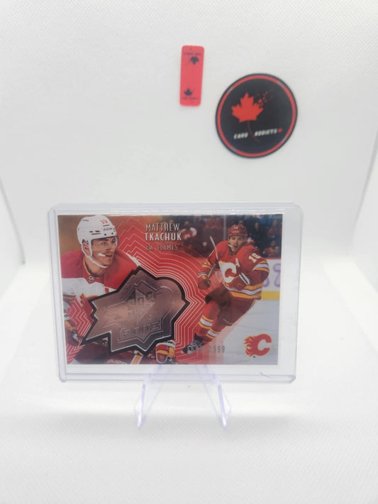UPPER DECK 2021-22 EXTENDED SPX FINITE #8 MATTHEW TKACHUK /2999