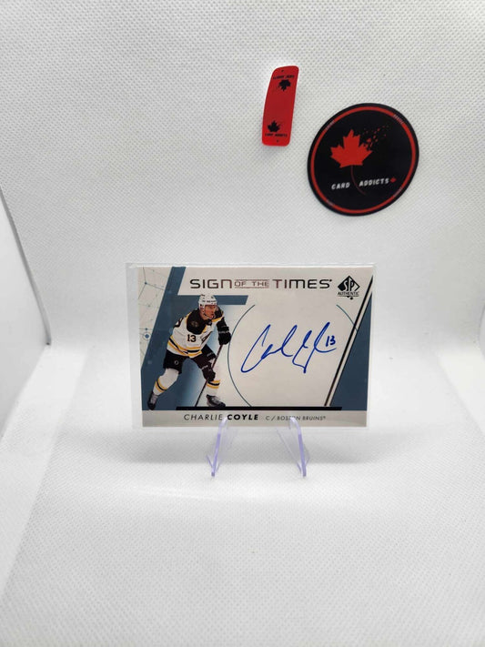 22/23 SP AUTHENTIC SIGN OF THE TIMES #SOTT-CC CHARLIE COYLE