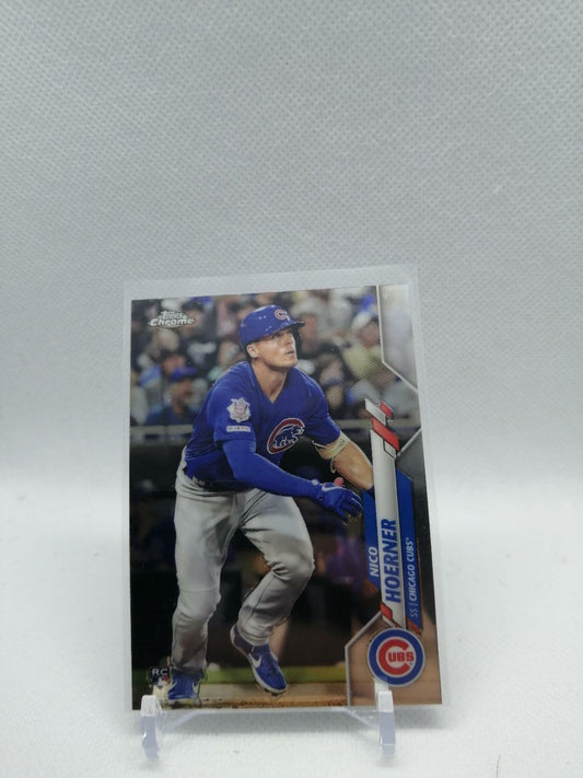 2020 Topps Chrome Nico Hoerner Rookie Card RC #161 Cubs