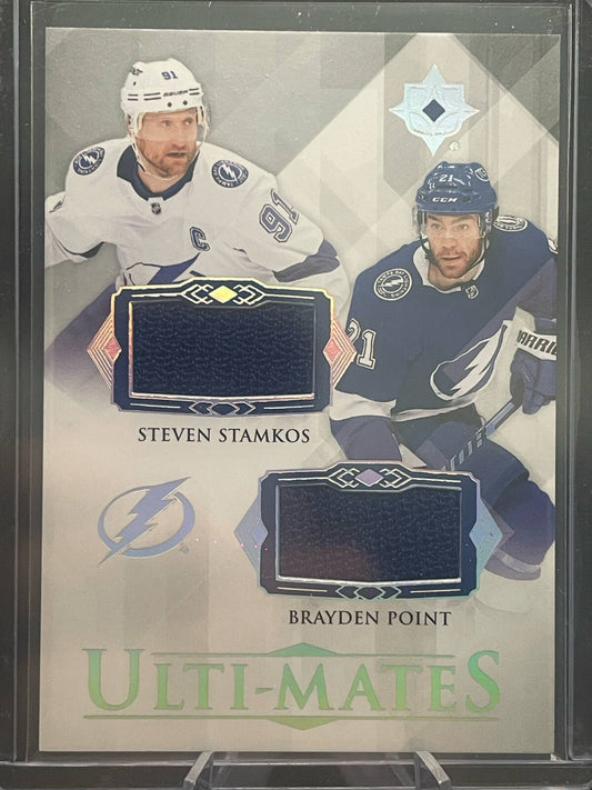 2023-24 Ultimate Collection Ulti-Mates Steven Stamkos/Brayden Point #UTM-SP