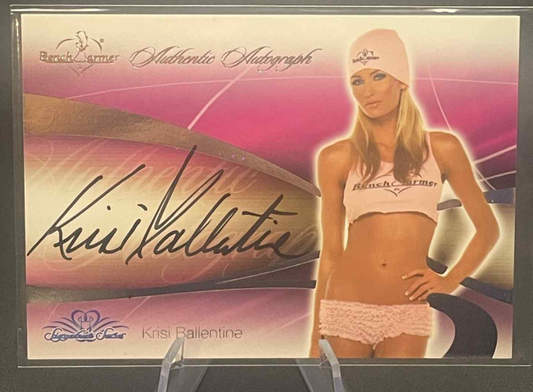 2008 Bench Warmers Signature Series Auto Krisi Ballentine Autograph