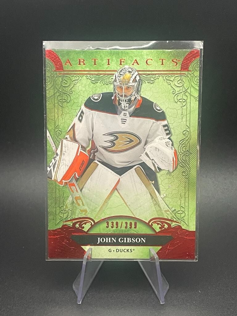 2020-21 Upper Deck Artifacts Copper John Gibson /399 Anaheim Ducks