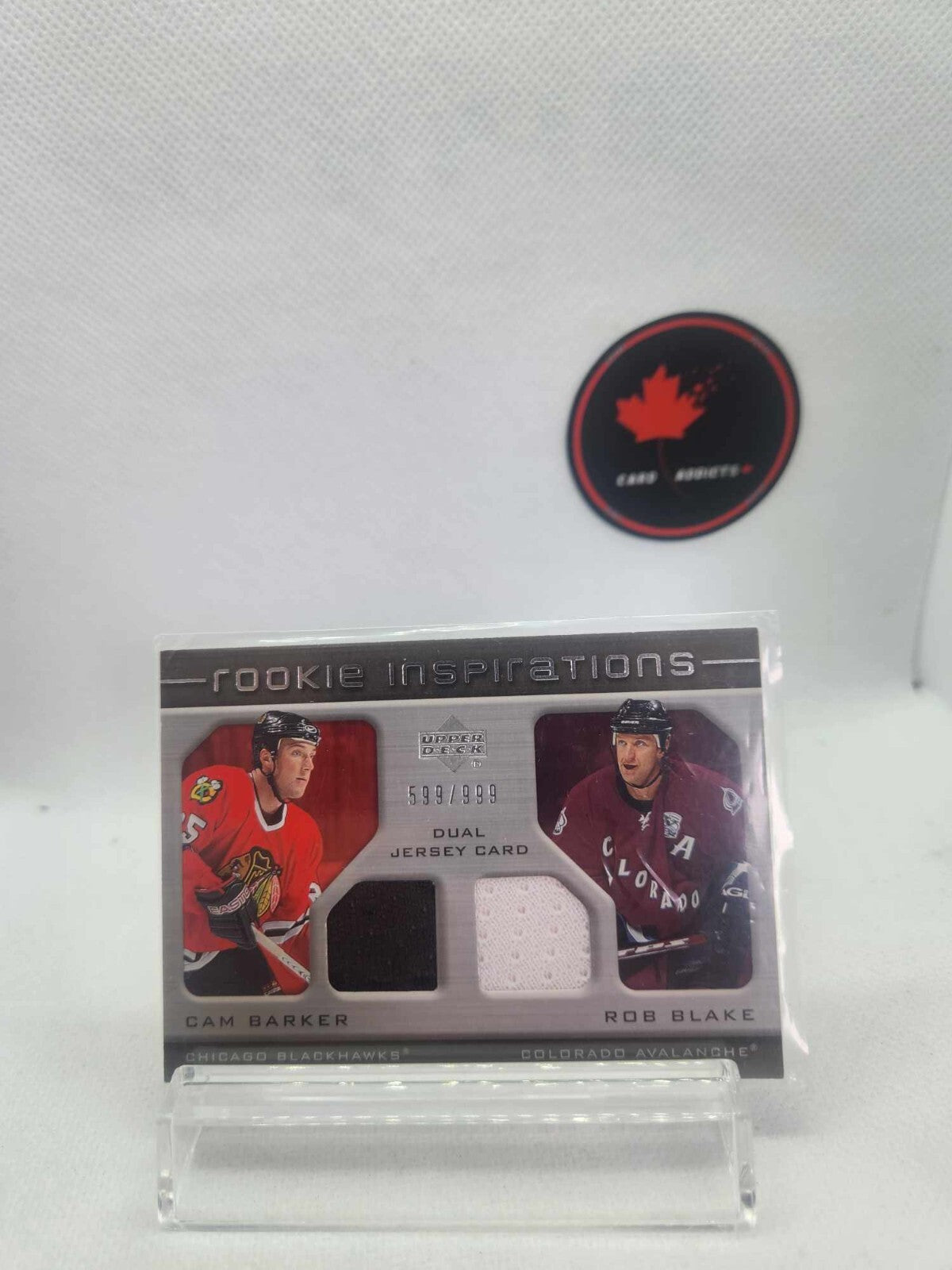 2005 Upper Deck Update Inspirations /999 Cam Barker Rob Blake #204 Rookie RC HOF