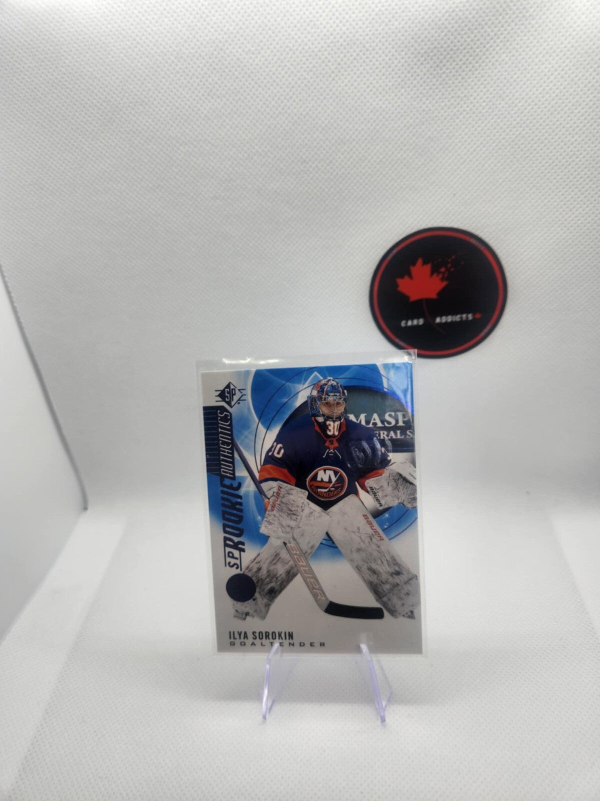 2020-21 Upper Deck SP Hockey #116 Ilya Sorokin Sp Rookie Authentics Blue