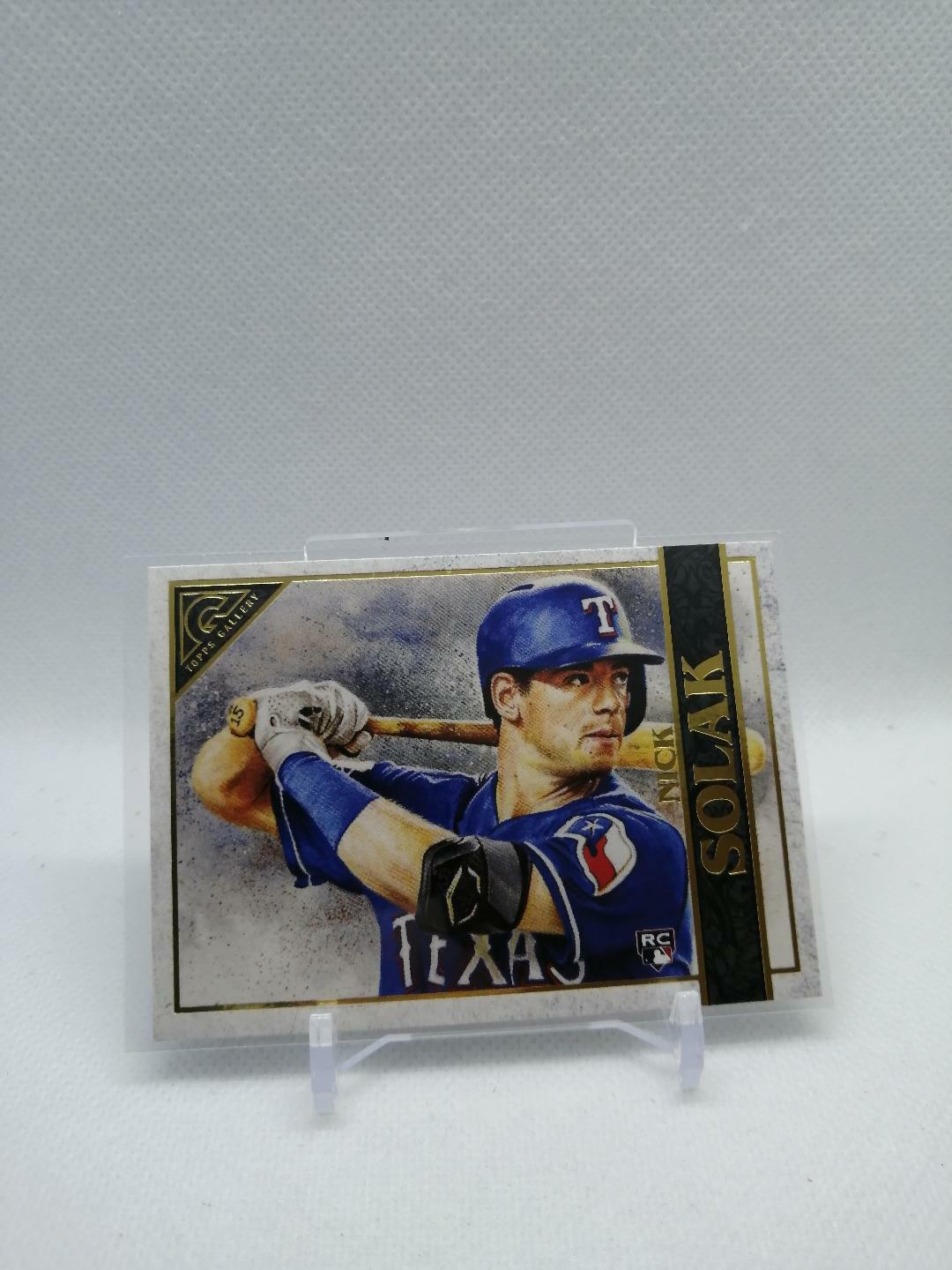 2020 Topps Gallery Baseball Artist Proof - Nick Solak RC - Texas Rangers