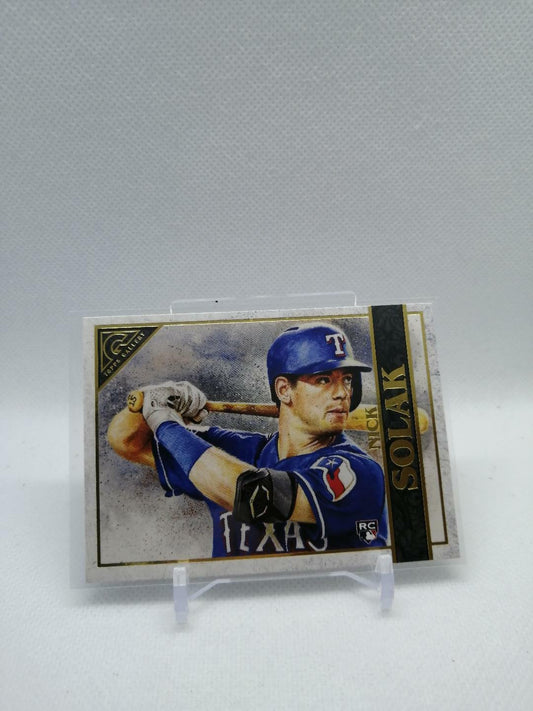 2020 Topps Gallery Baseball Artist Proof - Nick Solak RC - Texas Rangers