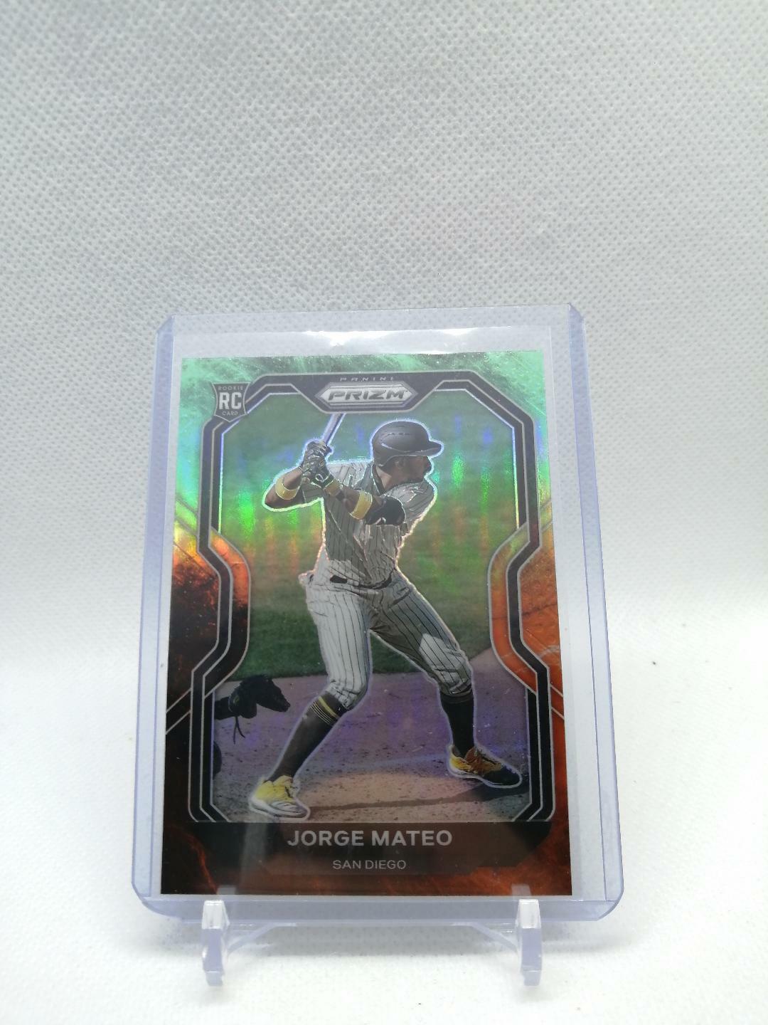 Jorge Mateo  2021 Panini Prizm Rookie RC Cosmic Haze Parallel Card No. 196