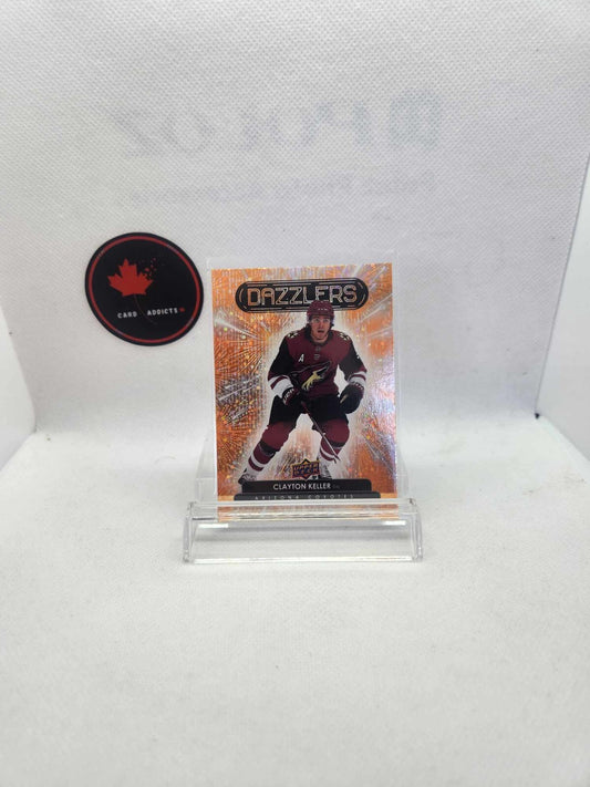 2023-24 Upper Deck Series 2 Orange Dazzlers Clayton Keller #DZ-100