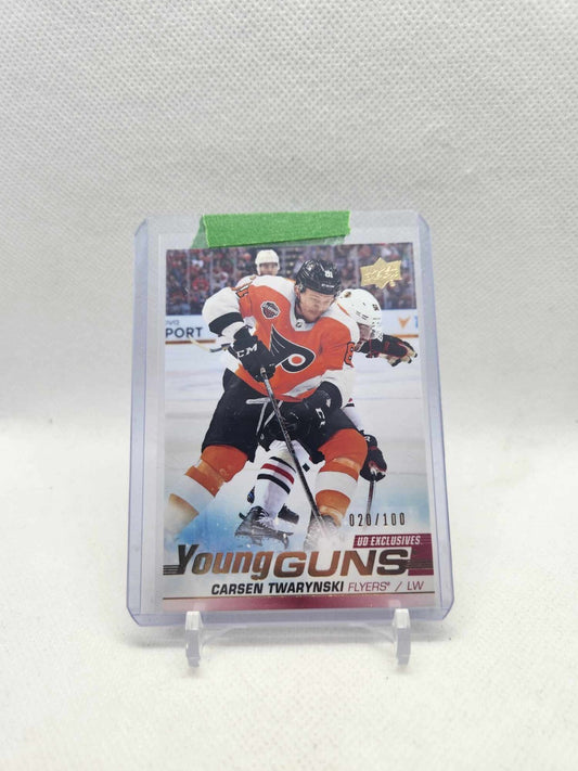 2019-20 Carsen Twarynski Young Guns Exclusives /100 #214 (Kraken)