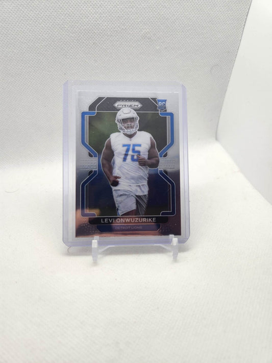 2021 Panini Prizm Football Levi Onwuzurike Lions Rookie #423 RC