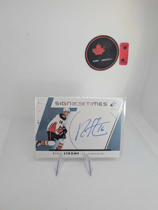 2022-23 SP Authentic Sign of the Times Auto Ryan Strome #SOTT-ST