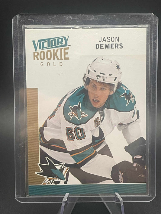 2009-10 Upper Deck Victory Gold - JASON DEMERS #325 San Josee Rookie RC REF I