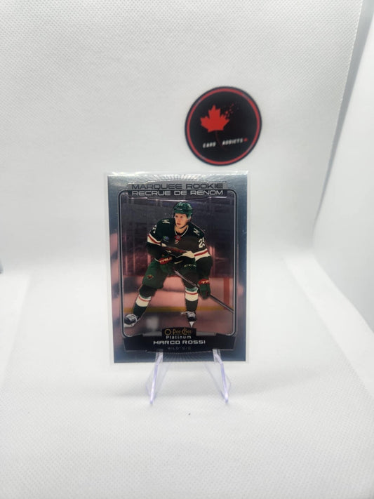 2022-23 OPC Platinum MARCO ROSSI MARQUEE ROOKIE RC #208