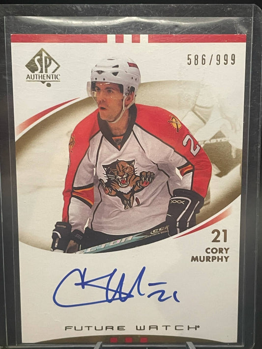 2007-08 SP Authentic Future Watch #216 Cory Murphy RC AUTO /999