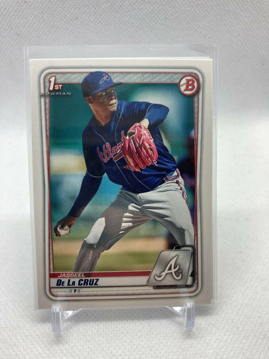 2020 Bowman Paper Prospect BP-115 Jasseel De La Cruz Atlanta Braves