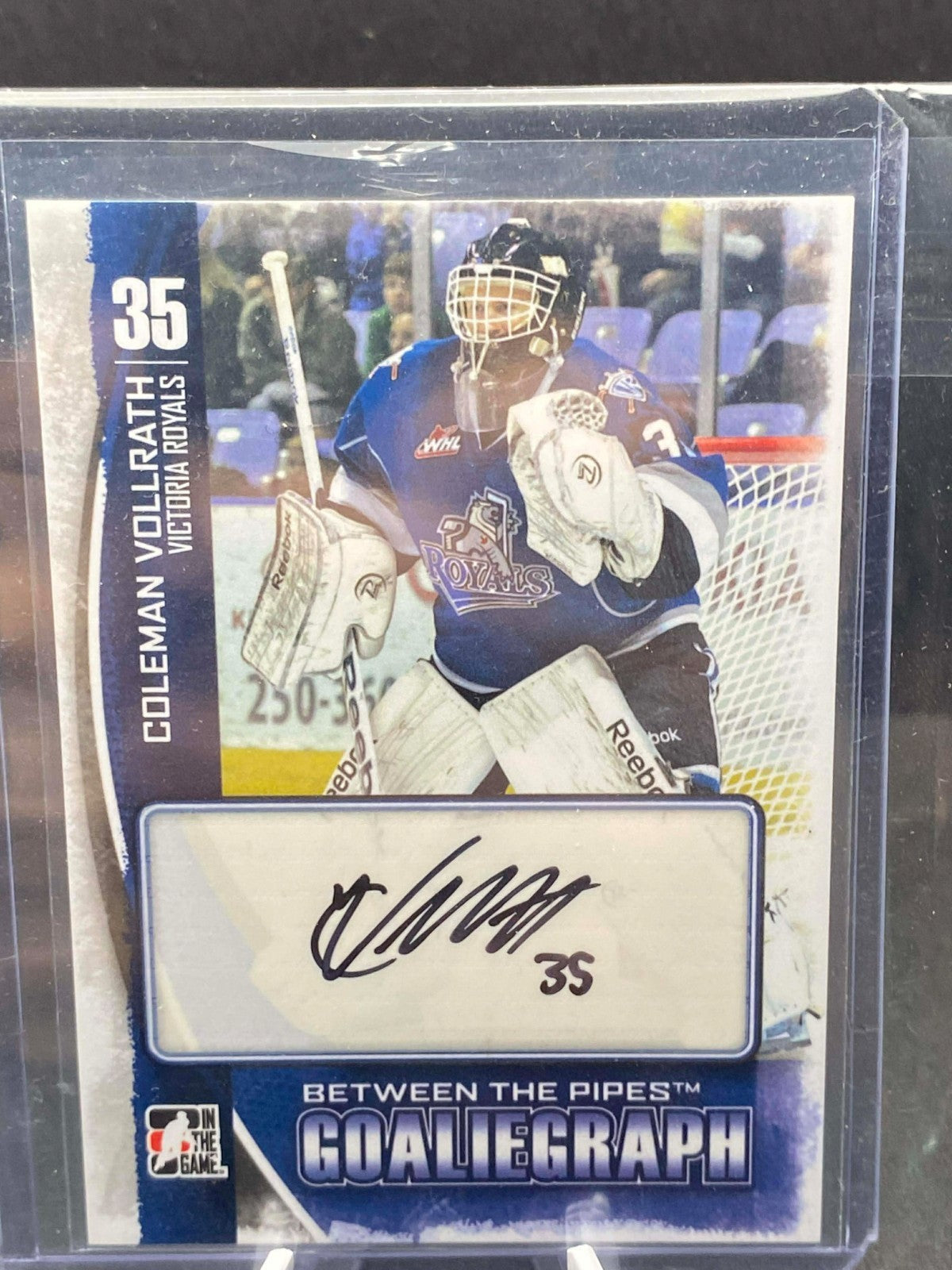 2013-14 Between the Pipes AUTO #ACV Coleman Vollrath