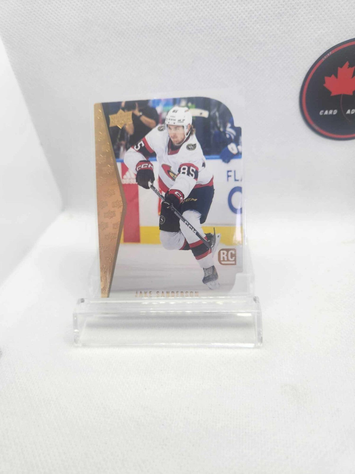 2022-23 Jake Sanderson Rookie Die-Cut Upper Deck Series 2 Hockey Ottawa Senators