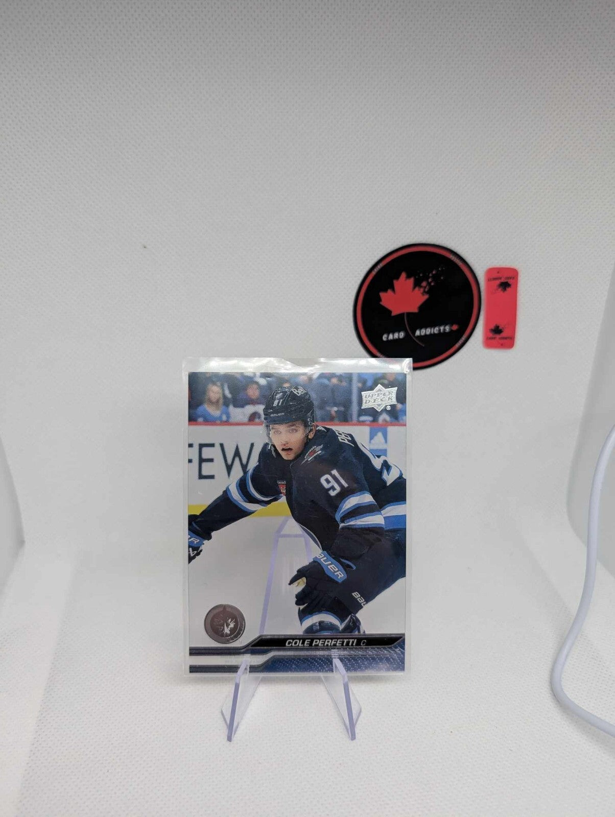 2023-24 Upper Deck Clear Cut #198 Cole Perfetti
