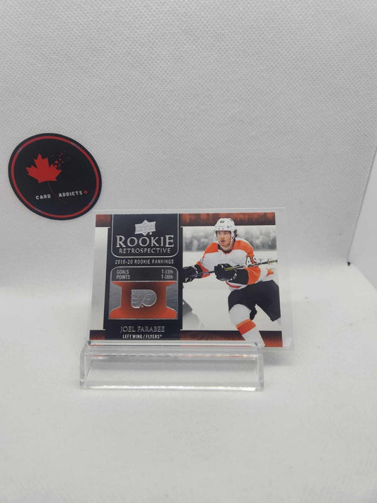 Joel Farabee 2020-21 Upper Deck Series 1 Rookie Retrospective #RR-6