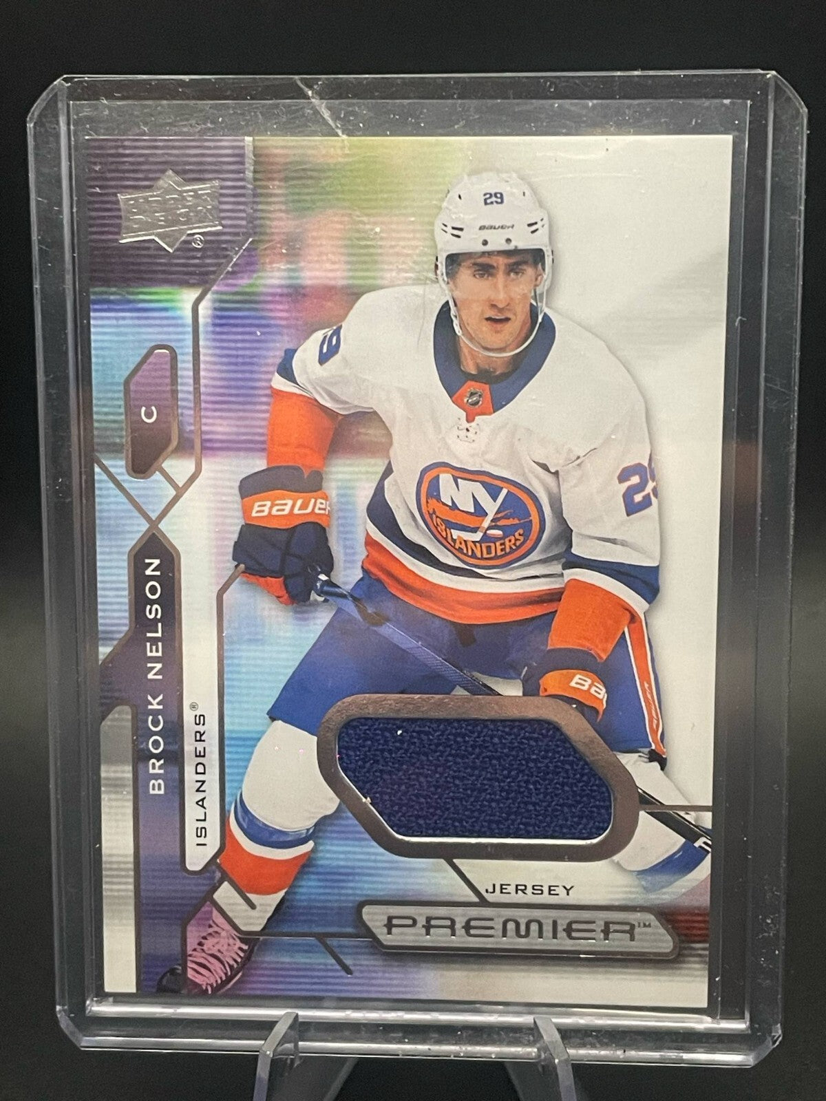 BROCK NELSON Premier 2021-22 Upper Deck Jersey Card #33