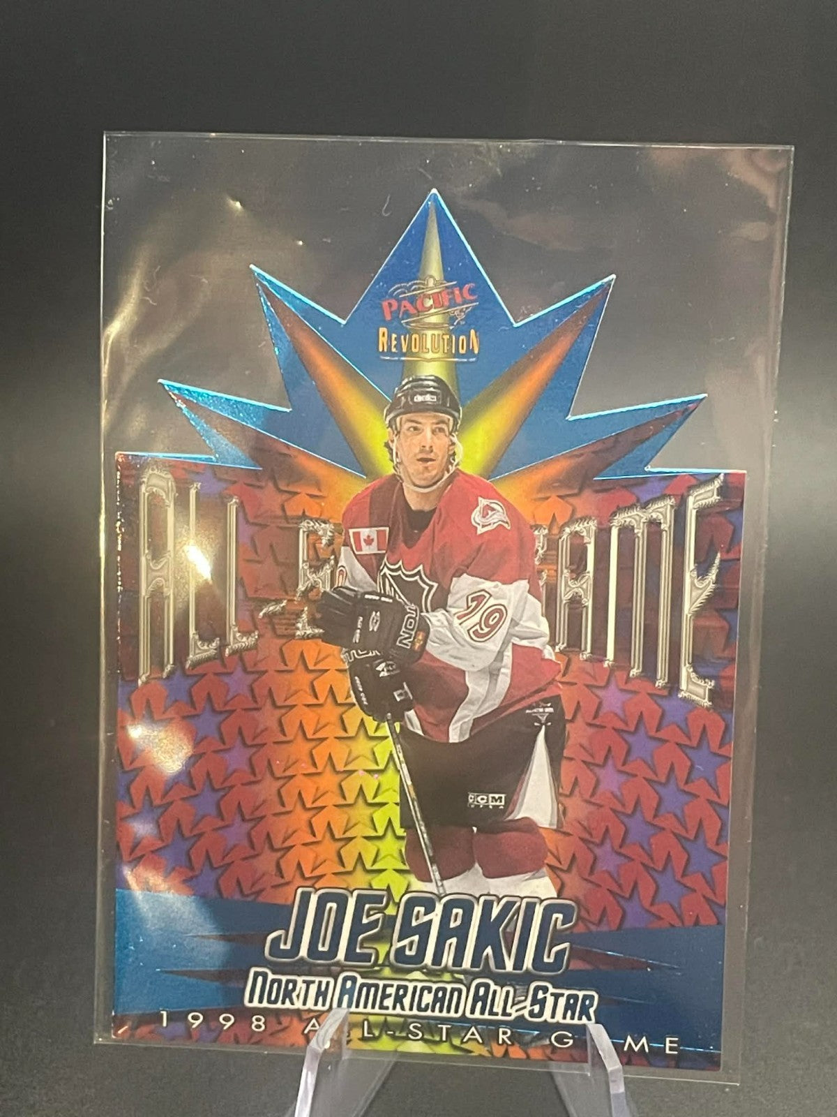 1997-98 Pacific Revolution ALL STAR Joe Sakic Colorado Avalanche REF I