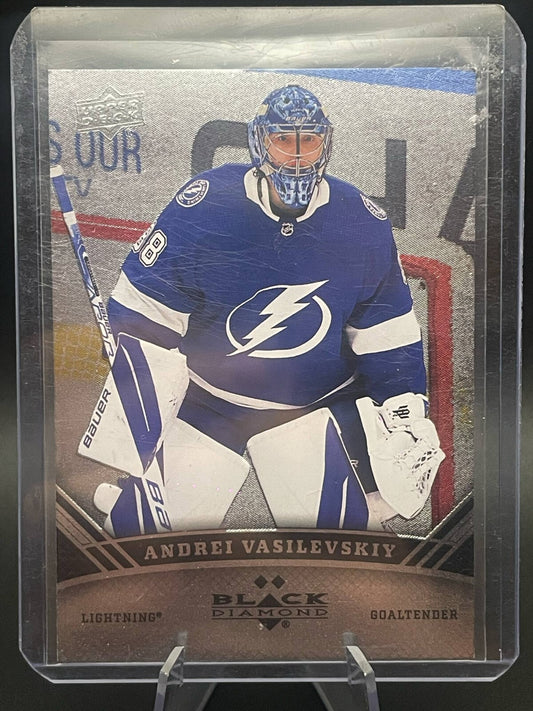 Andrei Vasilevskiy. 2022-23 UD Extended Series Black Diamond Double Diamond #88