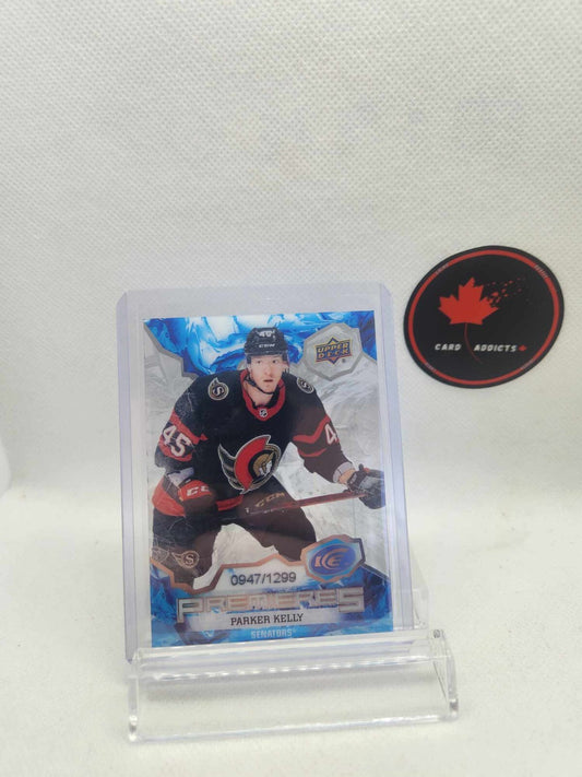 2021-22 Upper Deck Ice Premieres Rookie Parker Kelly /1299 Ottawa Senators