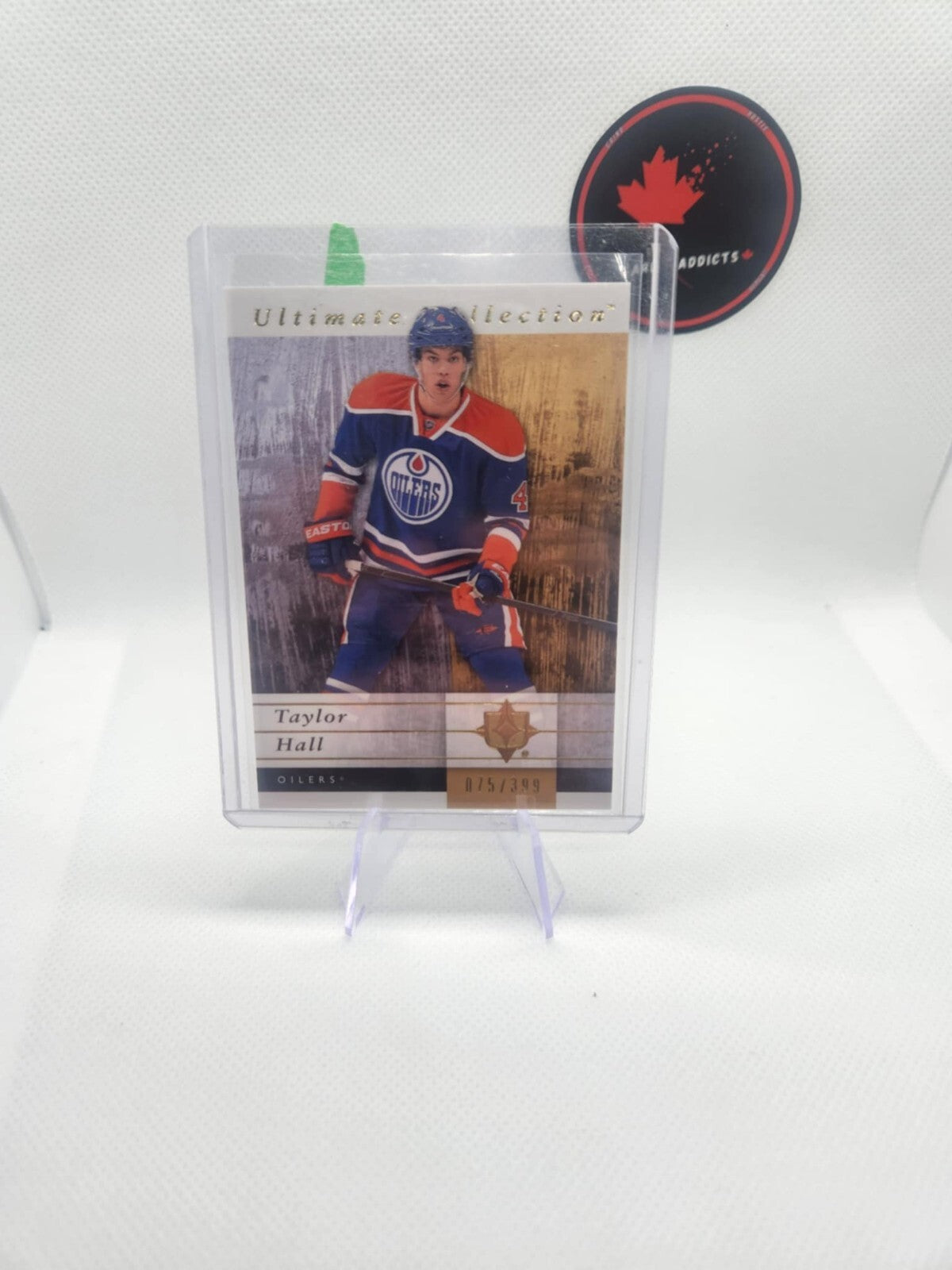 2011-12 UD ULTIMATE COLLECTION BASE CARD /399 TAYLOR HALL #24 EDMONTON OILERS