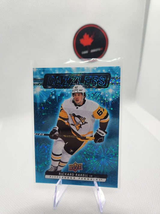 2023-24 Upper Deck Dazzlers Blue Rickard Rakell Pittsburgh Penguins #DZ-26