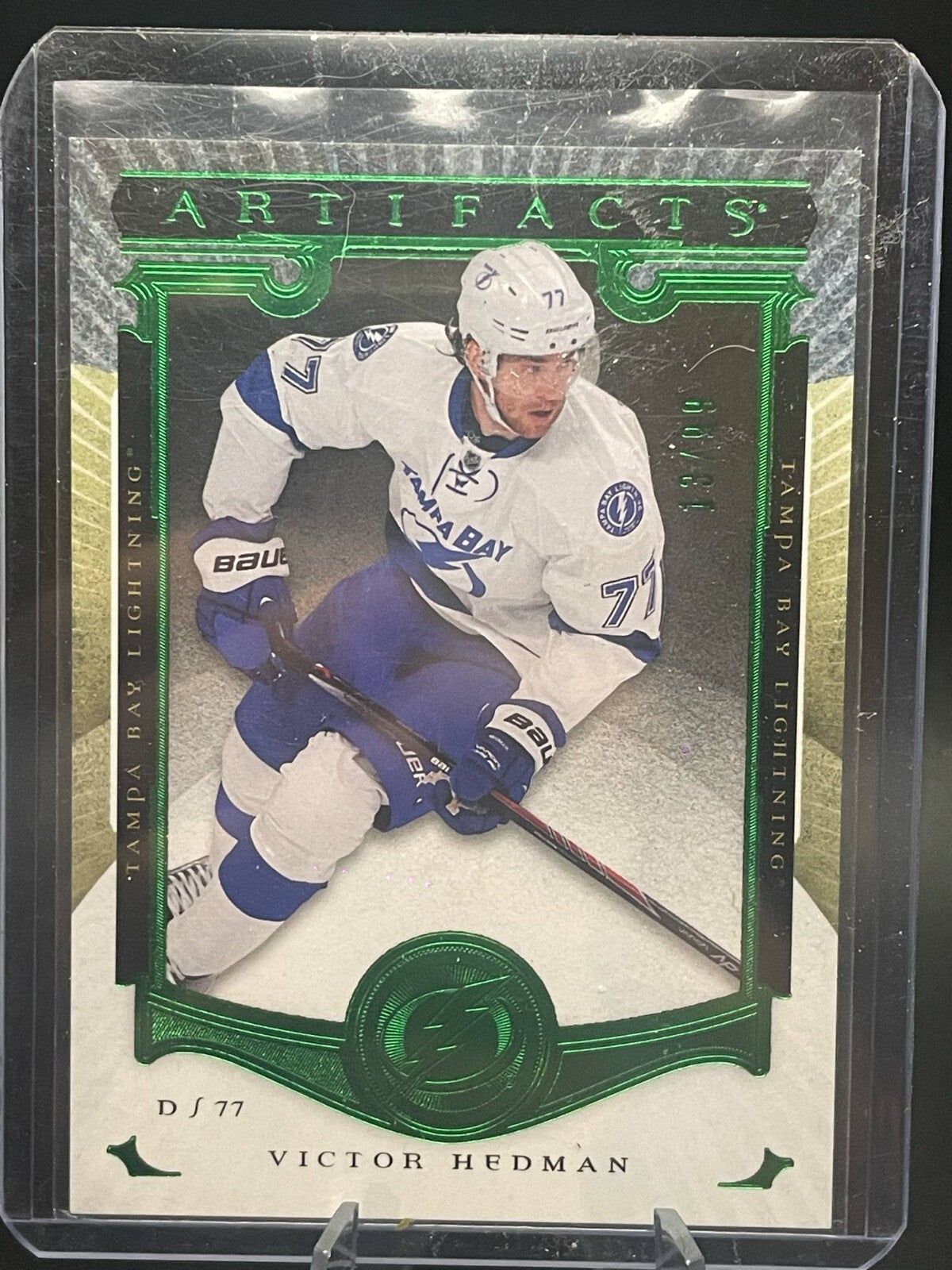 2015-16 Upper Deck Artifacts Emerald /99 Victor Hedman #45