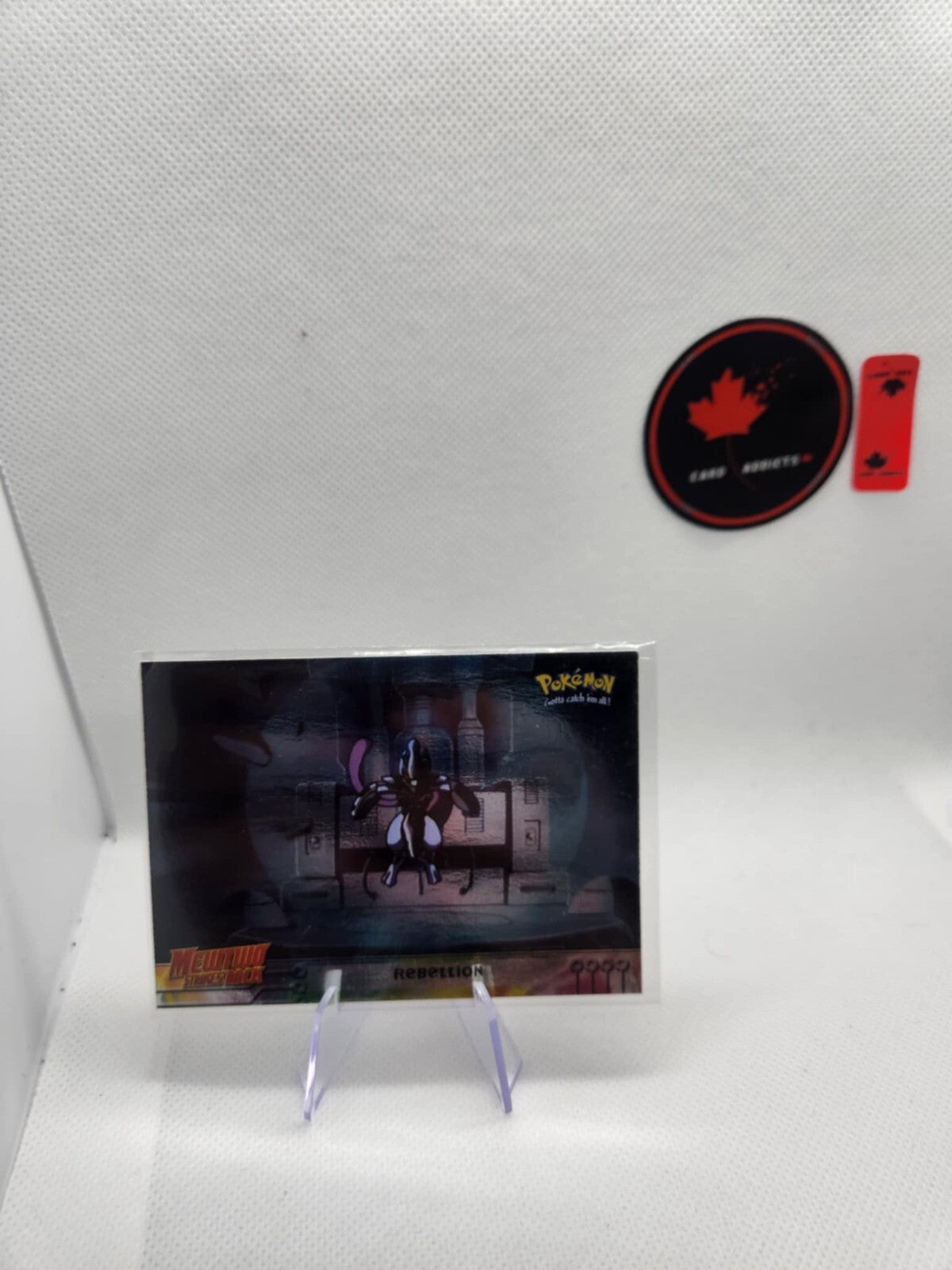 Rebellion Rainbow Foil Topps The First Movie 2nd Print English Pokemon Mewtwo