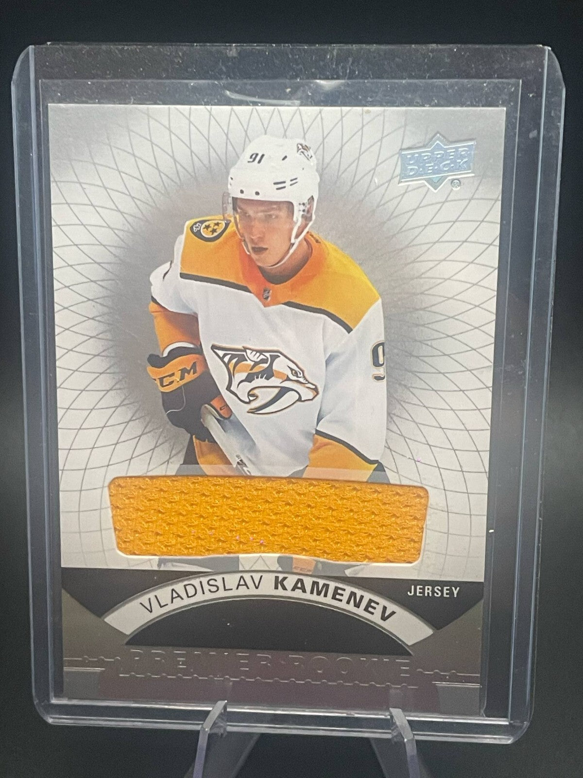 Vladislav Kamenev Jersey Card #74 - 2017-18 UD Premier Hockey