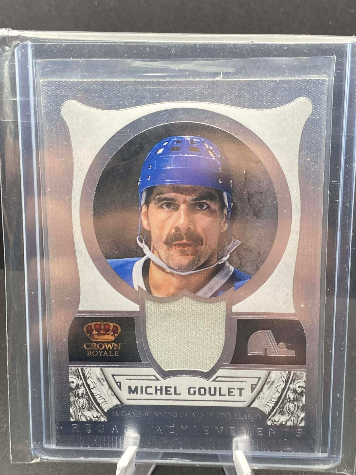 2013-14 Panini Crown Royale Régal Achievements Michel Goulet NORDIQUES