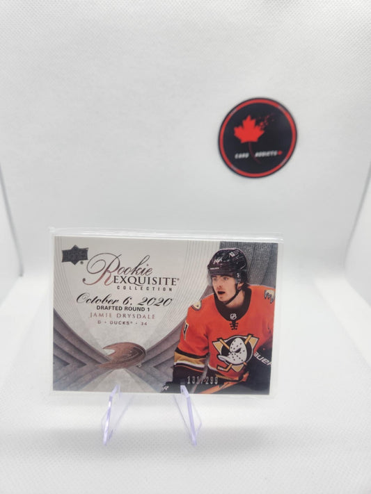 2021-22 Upper Deck Black Diamond Exquisite Collection Rookie Jamie Drysdale