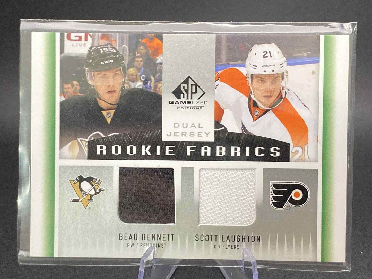 2013-14 SP Game Used Dual Jersey Rookie Fabrics # RF2-BL Bennett/Laughton