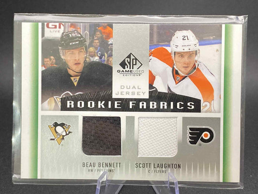 2013-14 SP Game Used Dual Jersey Rookie Fabrics # RF2-BL Bennett/Laughton