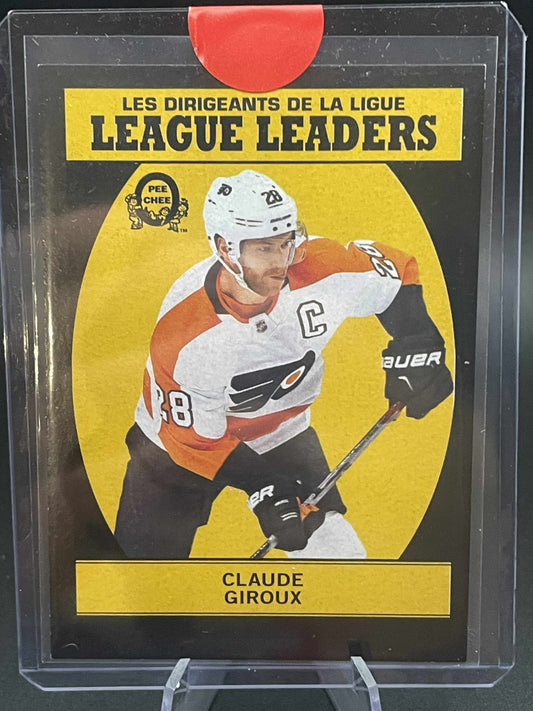 2018-19 CLAUDE GIROUX O-PEE-CHEE LEAGUE LEADERS BLACK BORDER #599 FLYERS /100