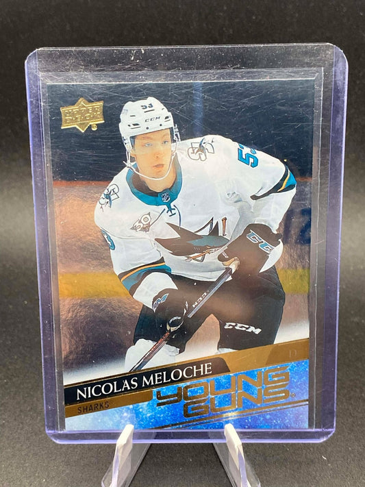 2020-21 Upper Deck Young Guns Silver Foil Nicolas Meloche #463 Rookie RC