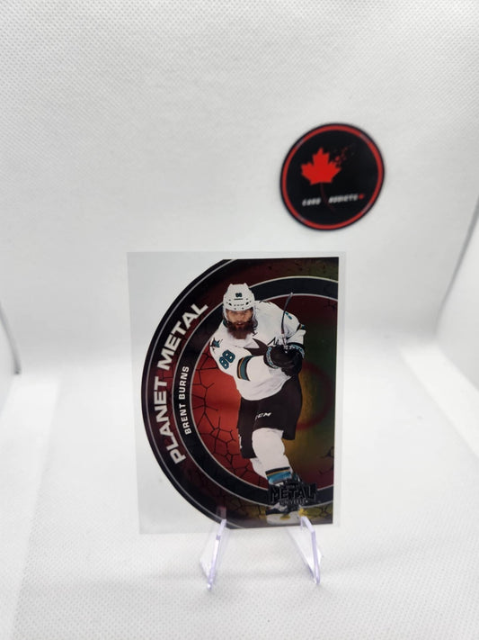 16-17 2016-17 FLEER SHOWCASE BRENT BURNS PLANET METAL DIE-CUT