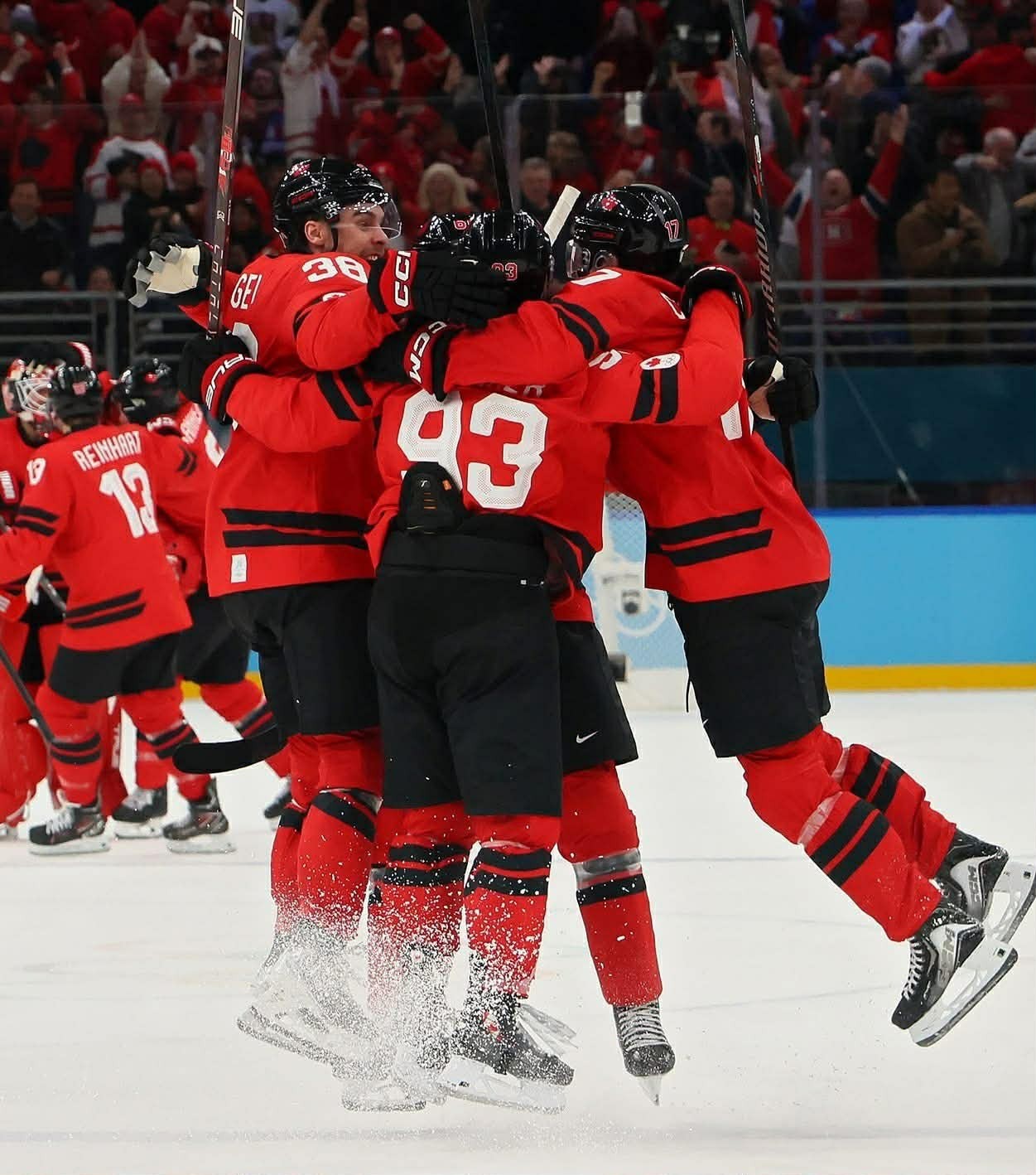 Mitch Marner Overtime Goal 2026 Olympics Celebration