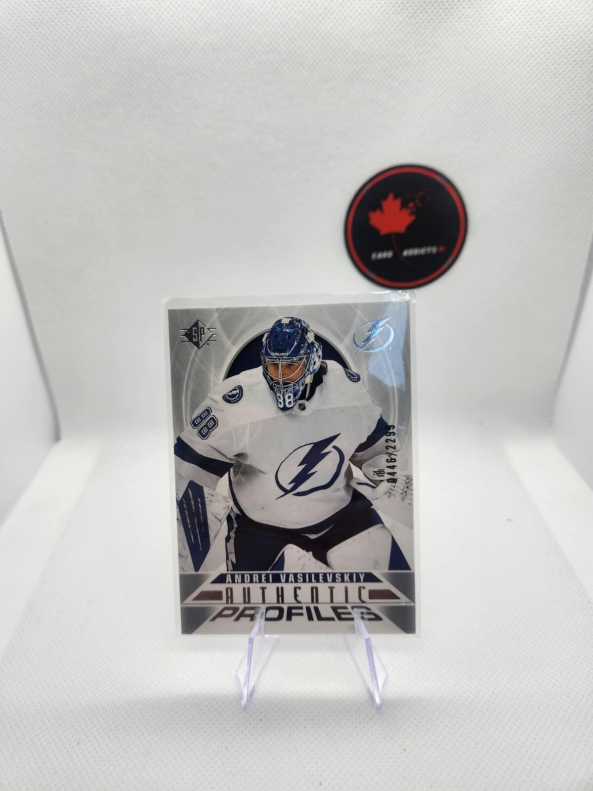 Andrei Vasilevskiy 2020 2021 Sp Authentic. Authentic Profiles Numbered /2299