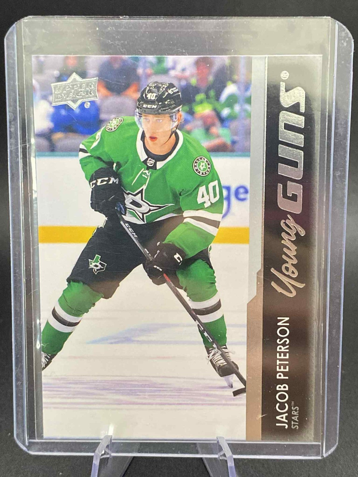 2021 Upper Deck Jacob Peterson Rookie Young Guns #492 Dallas Stars