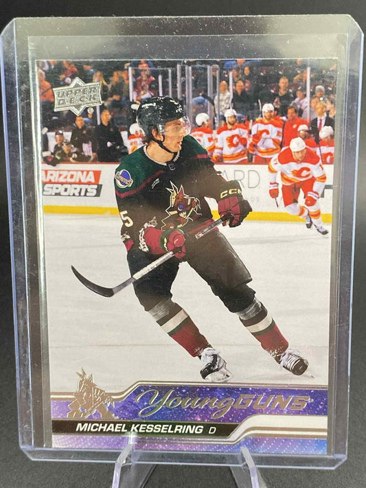 2023-24 UPPER DECK YOUNG GUNS MICHAEL KESSELRING RC ARIZONA COYOTES